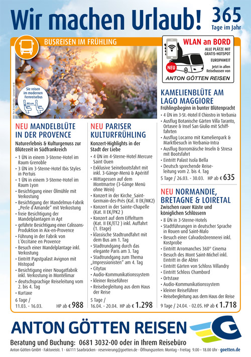 Anton Götter Reisen